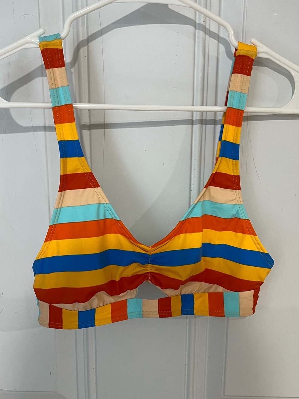 The Bikini Lab Striped Swim Top